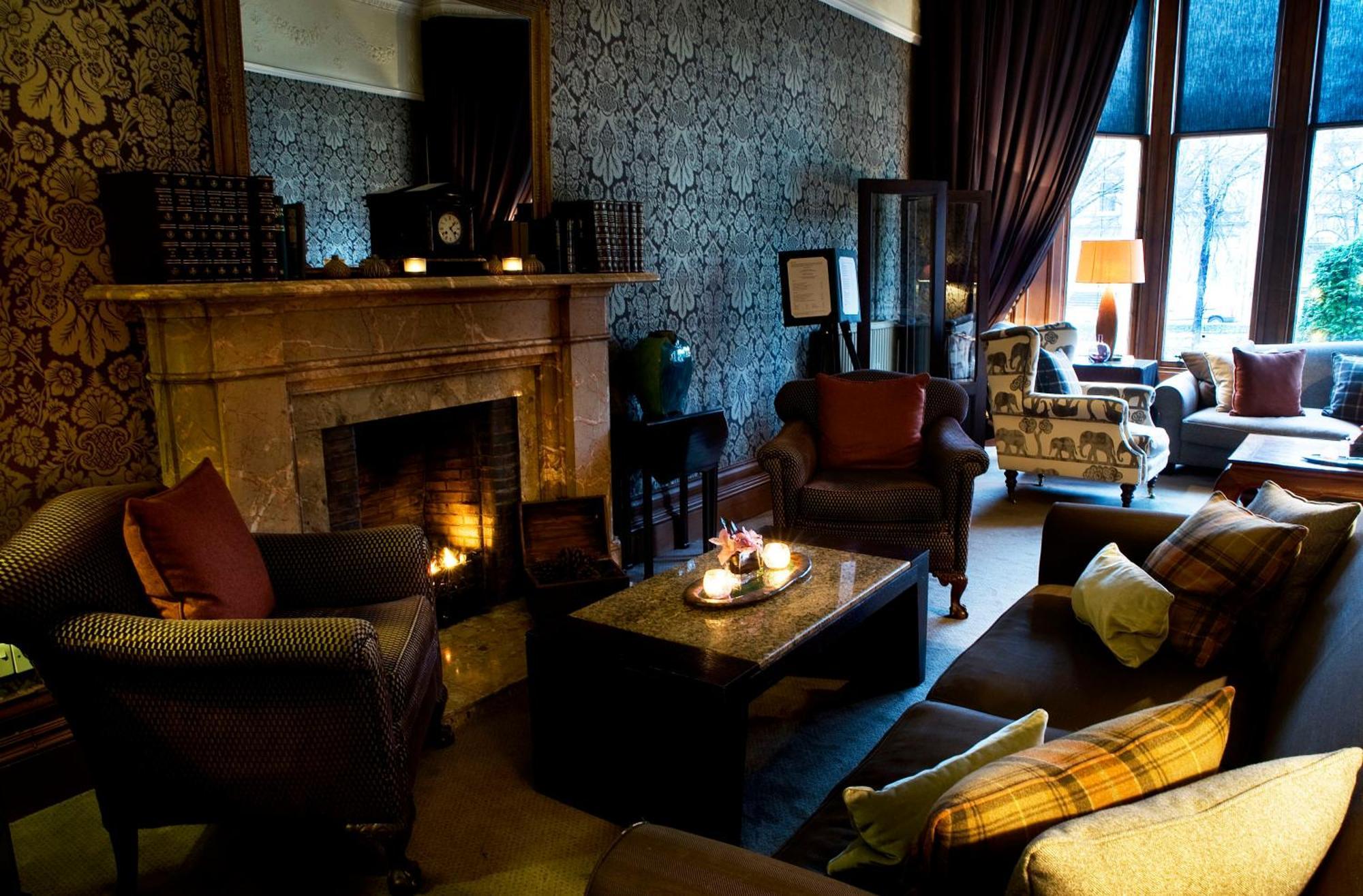 One Devonshire Gardens A Hotel Du Vin Γλασκώβη Εξωτερικό φωτογραφία The lounge at the hotel